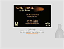 Tablet Screenshot of kohlitravel.com